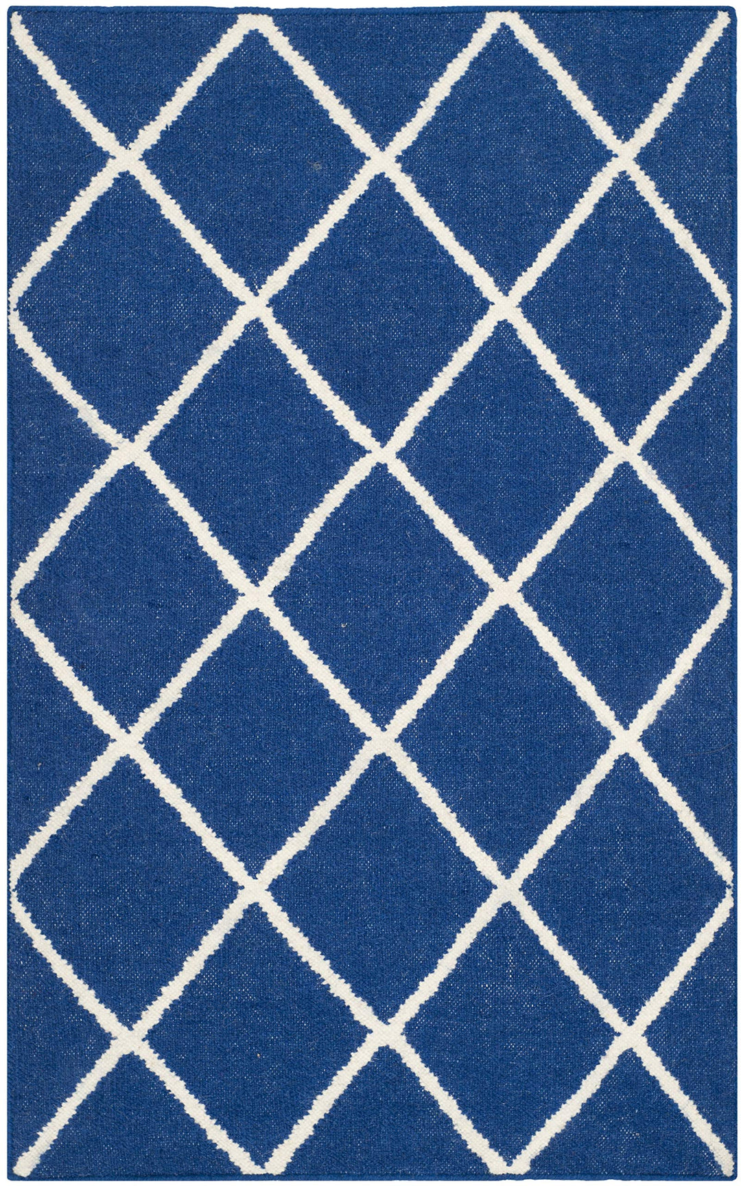 SAFAVIEH Zeitgenössische Teppich für Wohnzimmer, Esszimmer, Schlafzimmer - Dhurrie Collection, Kurze