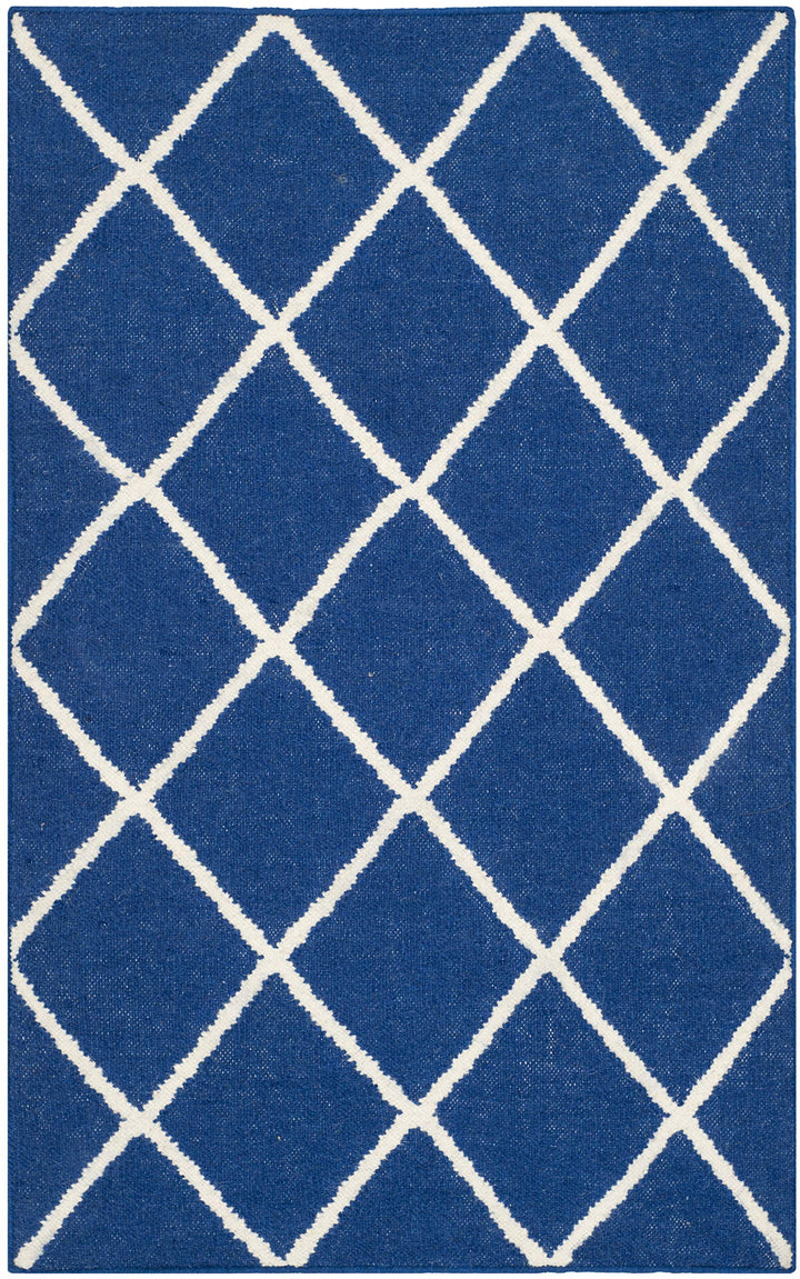 SAFAVIEH Zeitgenössische Teppich für Wohnzimmer, Esszimmer, Schlafzimmer - Dhurrie Collection, Kurze