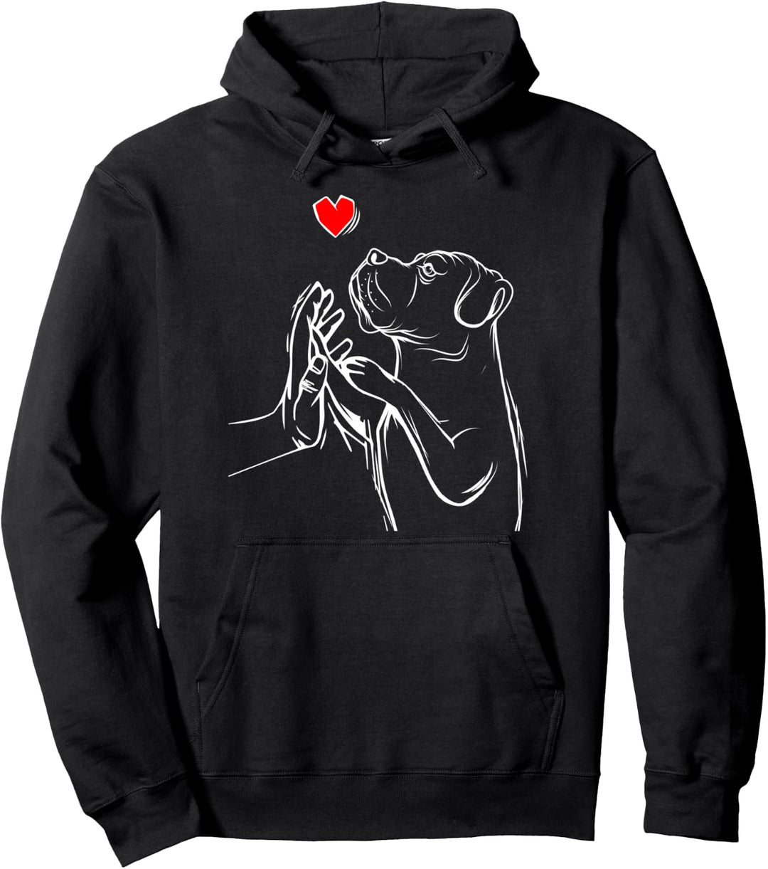 Cane Corso Hunde Liebe Frauchen Pullover Hoodie