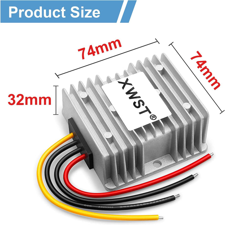 DC 12V auf 24V Spannungswandler 10A 240W Auto Netzteil Wandler Konverter Transformator Trafo Adapter