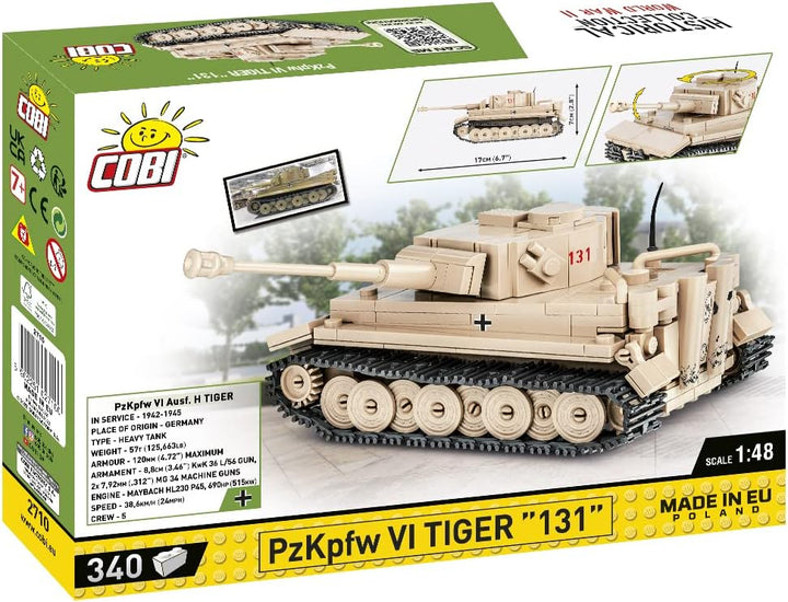 COBI 2710 Tiger Bausteine, Wüstensand Single, Single