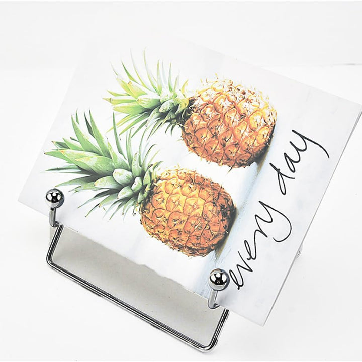 ARFUKA Leseständer Buchständer Kochbuchhalter Buchstütz Rezepthalter Displayständer aus Edelstahl fü