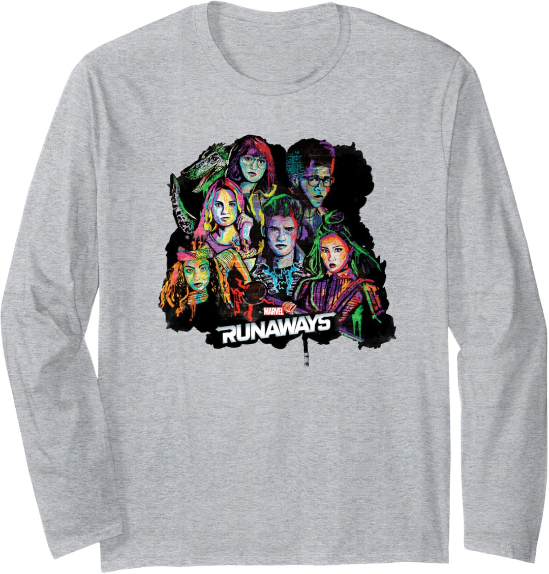 Marvel Runaways Group Shot Langarmshirt
