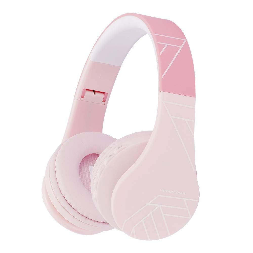PowerLocus Bluetooth Kopfhörer Kinder, Kinderkopfhörer Over-Ear mit 85dB Lautstärkebegrenzung, Faltb