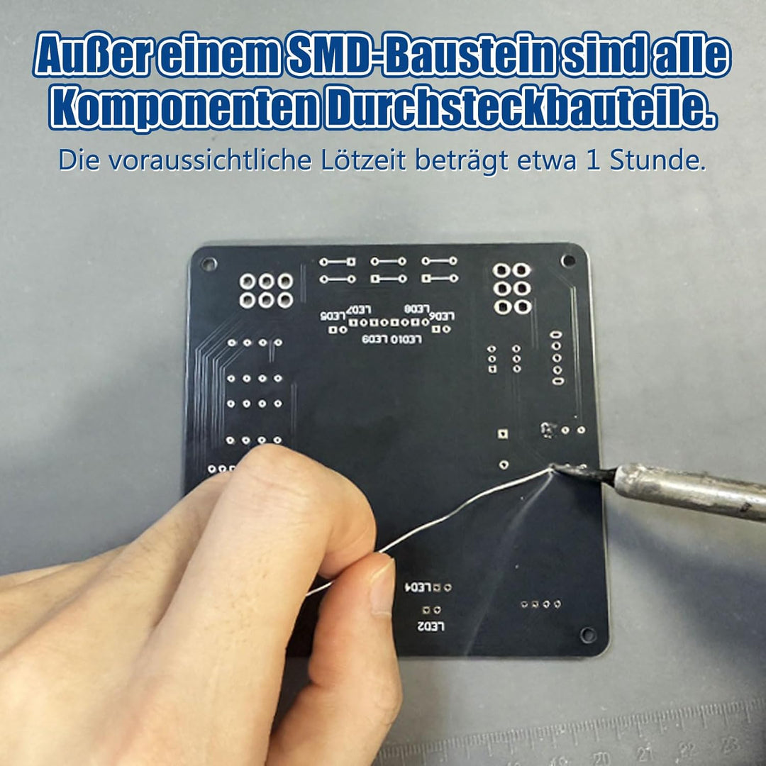 ElektoLoter Fahrsimulator Löt Bausatz, DIY Elektronik Bausatz mit Sounds und Lichter, STEM Lötbausät
