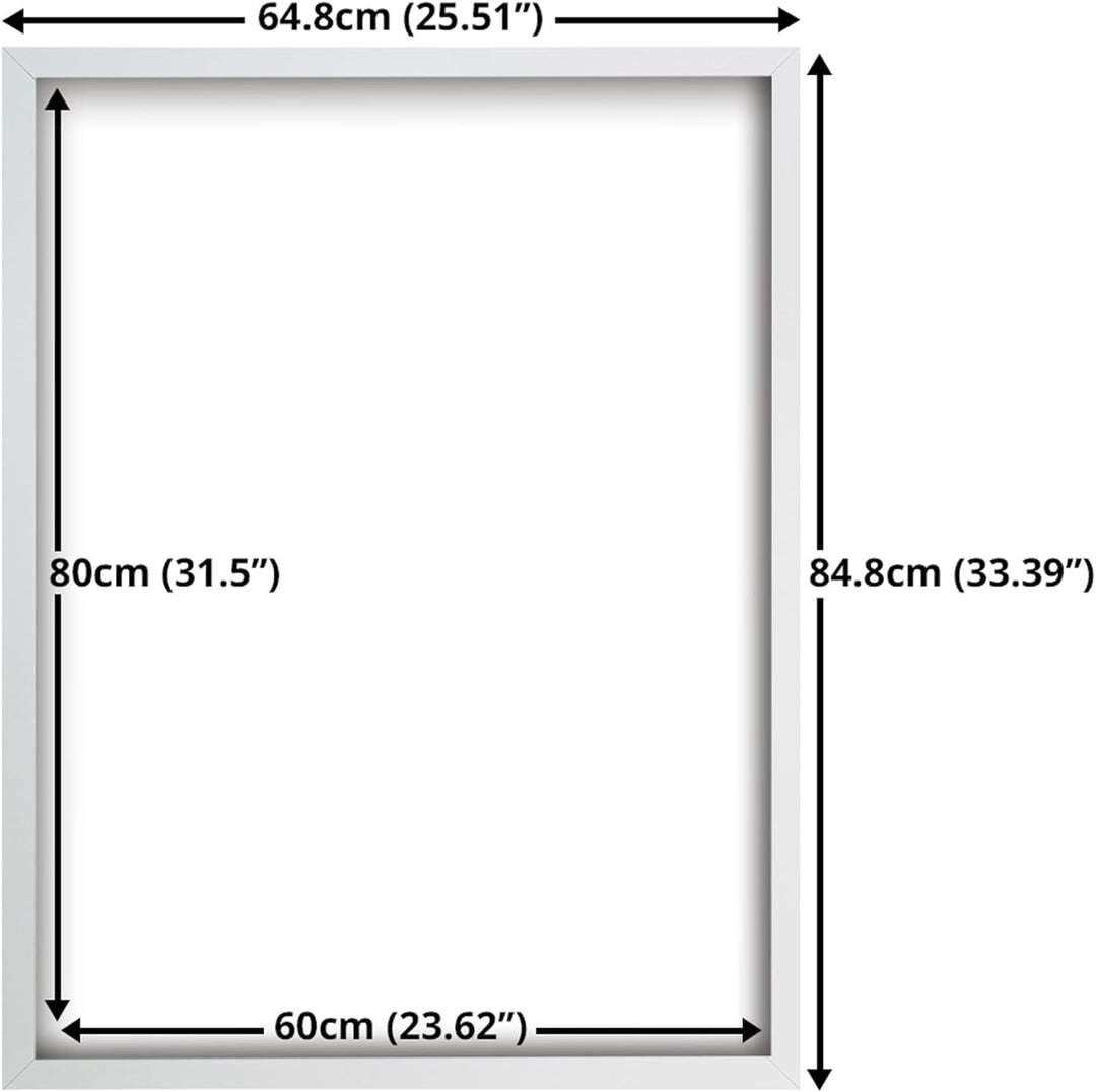 GB eye Frame, Wood, White, 0 cm