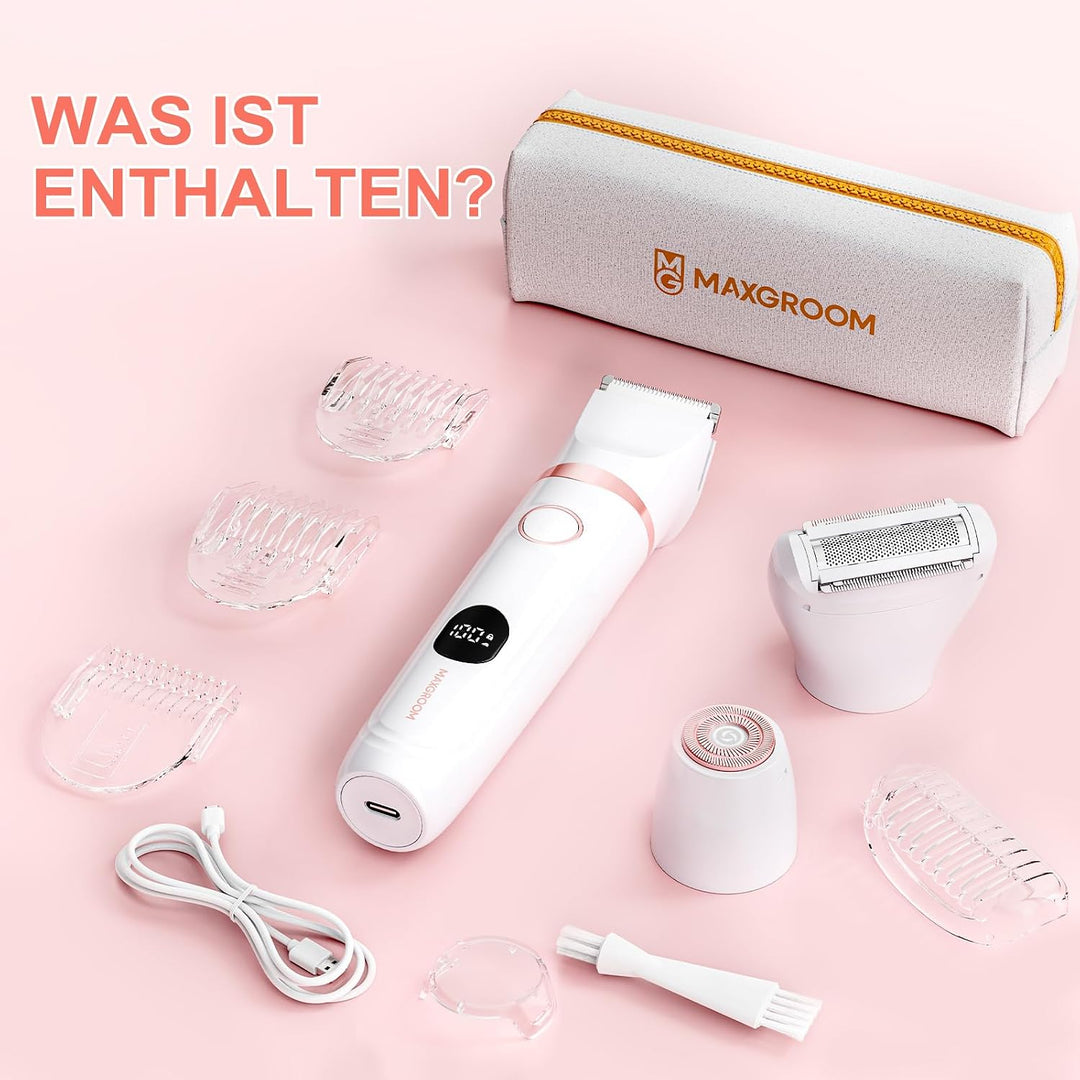 MAXGROOM 3-in-1 Intimrasierer für Frauen