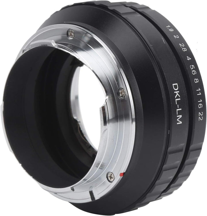 VBESTLIFE Adapterring für DKL-LM-Objektive, für DKL-Mount-Objektivefür Leica LM-Mount-Kamera, Kamera