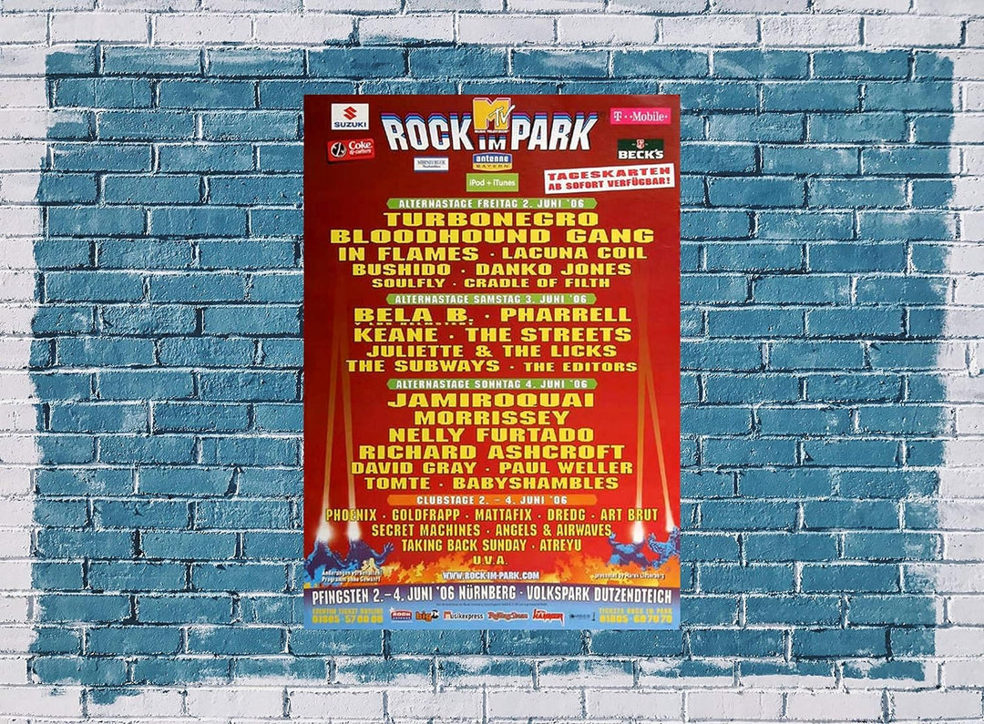 Rock AM Ring & Park - Alterna Stage, Rock am Ring 2006 » Konzertplakat/Premium Poster | Live Konzert