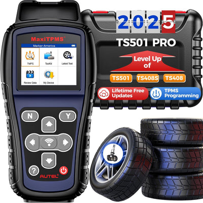 Autel MaxiTPMS TS501 2023 Neuestes TPMS-Neulerntool, Aktivierung Aller Markensensoren und Programmie