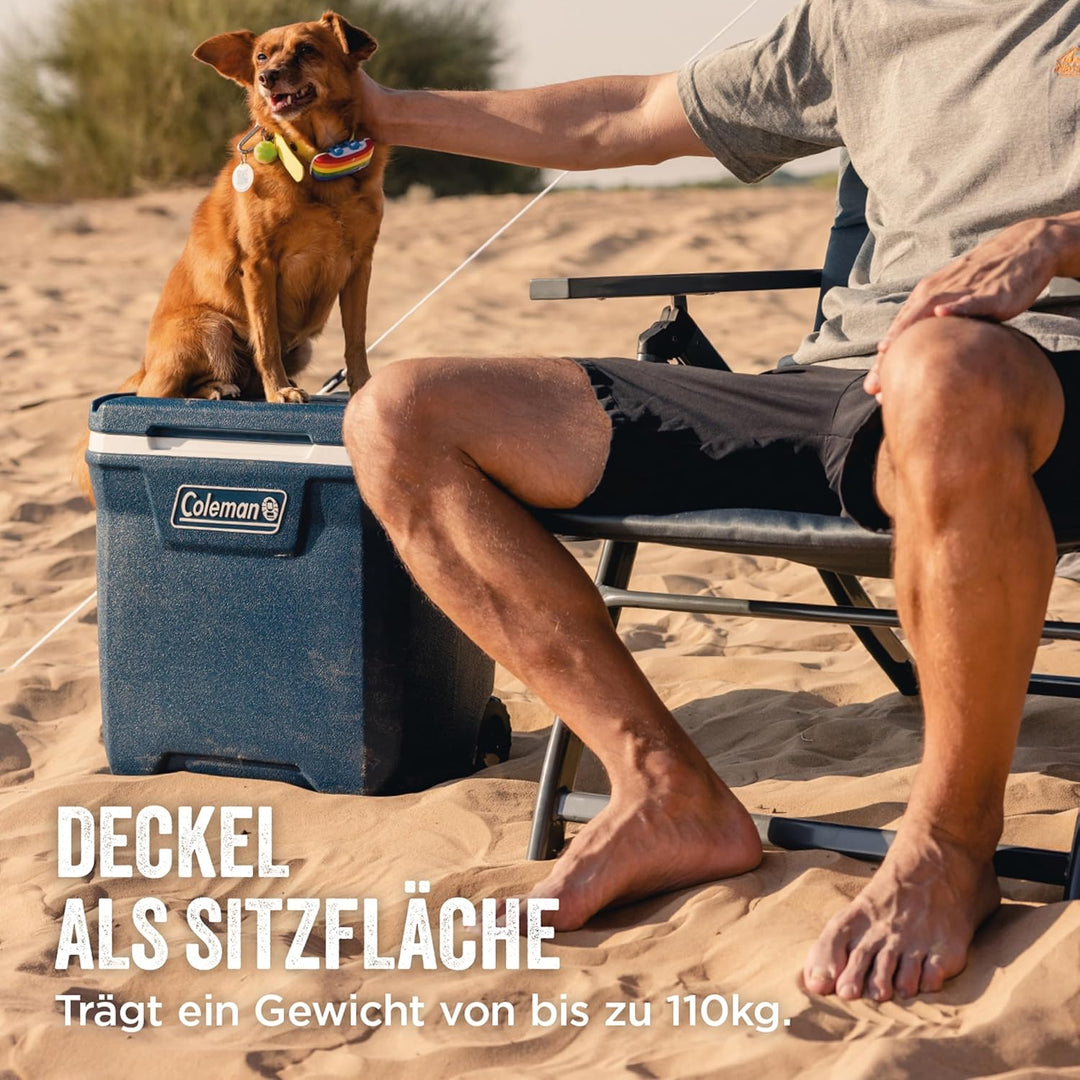 Coleman Xtreme Kühlbox, grosse Thermobox mit Fassungsvermögen, hochwertige PU-Vollschaumkernisolieru