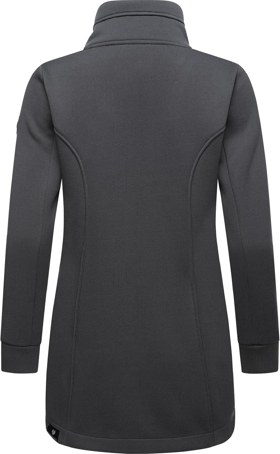 Ragwear Damen leichter Sweat-Übergangsmantel lang windabweisendl mit hohem Kragen Letrice Bonded XS-