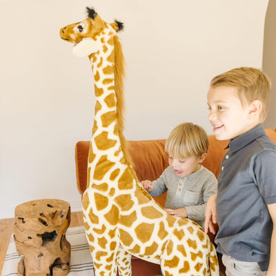 Melissa & Doug - Riesengiraffe - (Spielbereiche & Zimmerdekoration, lebensechtes Stofftier und Plüsc