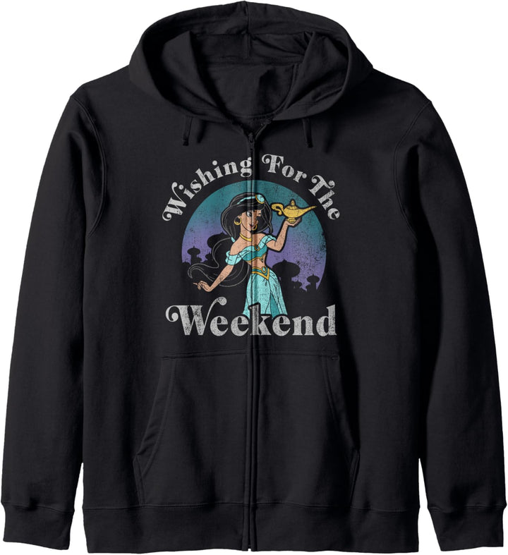 Disney Aladdin Jasmine Wishing For The Weekend Kapuzenjacke