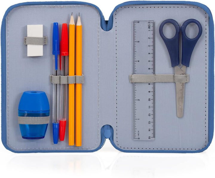 Ragusa-Trade Marvel Spider-Man Crime Fighter, 3-Fach Federtasche Federmappe, 44 TLG. gefüllt für Jun