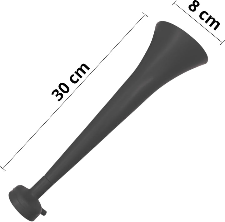 3er-Pack Vuvuzelas aus Widerstandsfähigem Kunststoff | Animationstrompeten für Fussball, Sportverans