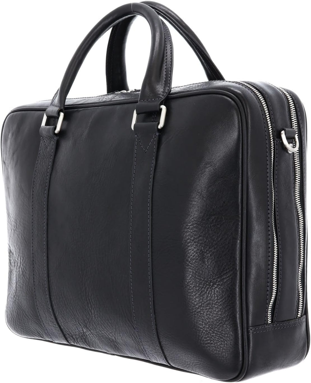 Leonhard Heyden Bergamo RV-Aktenmappe 40 cm schwarz, Schwarz