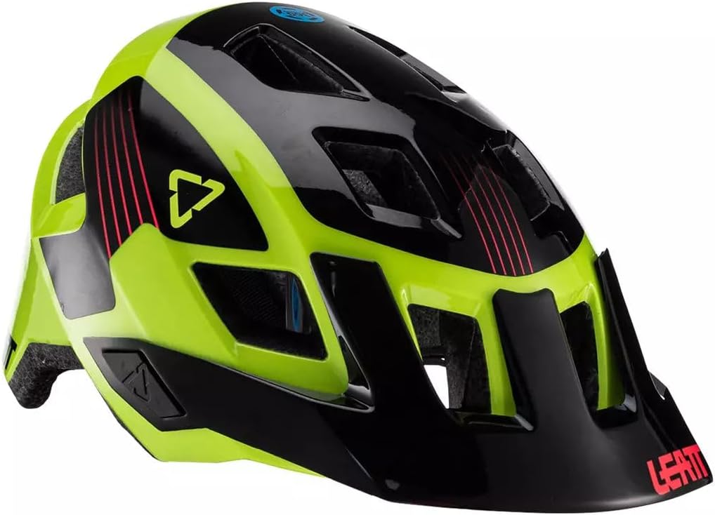 Leatt Helmet MTB AllMtn 1.0 V22 Lime Jr #XS 50-54cm