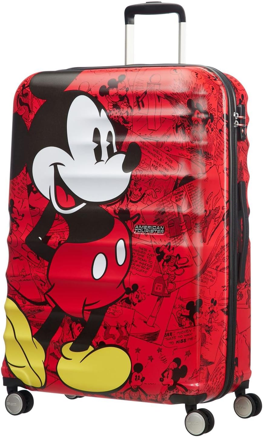 American Tourister Wavebreaker Disney Rot (Mickey Comics Red) L (77 cm - 96 L), Rot (Mickey Comics R