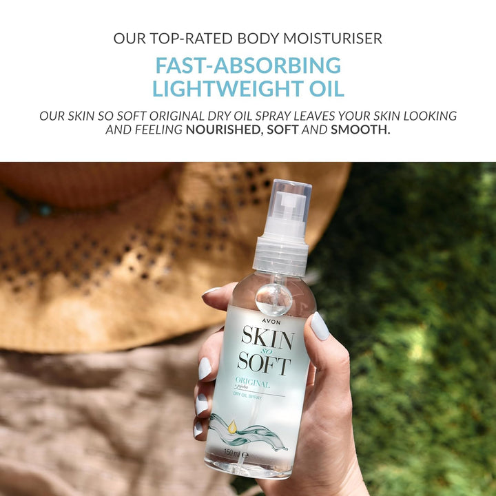 Avon Skin So Soft Original Dry Oil Spray 4 x 150ml. Modern, Modern