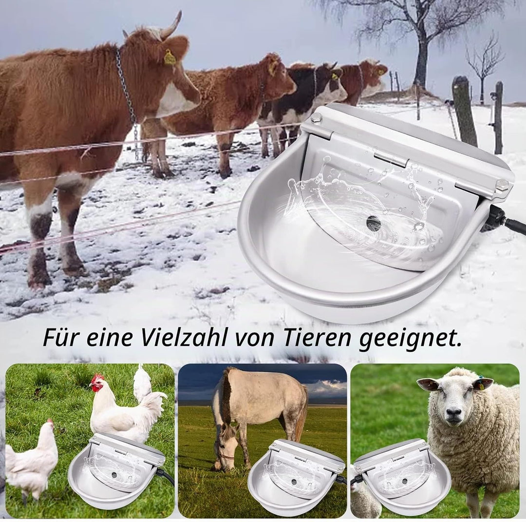 Pferdetränke Beheizbar Tränkebecken Pferd Beheizter Frostsicher Pferdetränke,mit Verstellbaren Schwi