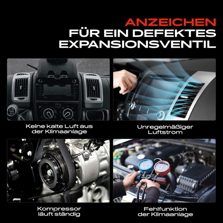 Frankberg Expansionsventil Klimaanlage Kompatibel mit A1 8X1 2010-2015 Ibiza 6L1 6J5 2002-2015 Toled