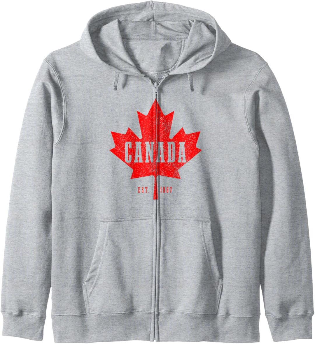 Kanada Est. 1867 Ahornblatt Kanadische Flagge Pride Roots Kapuzenjacke