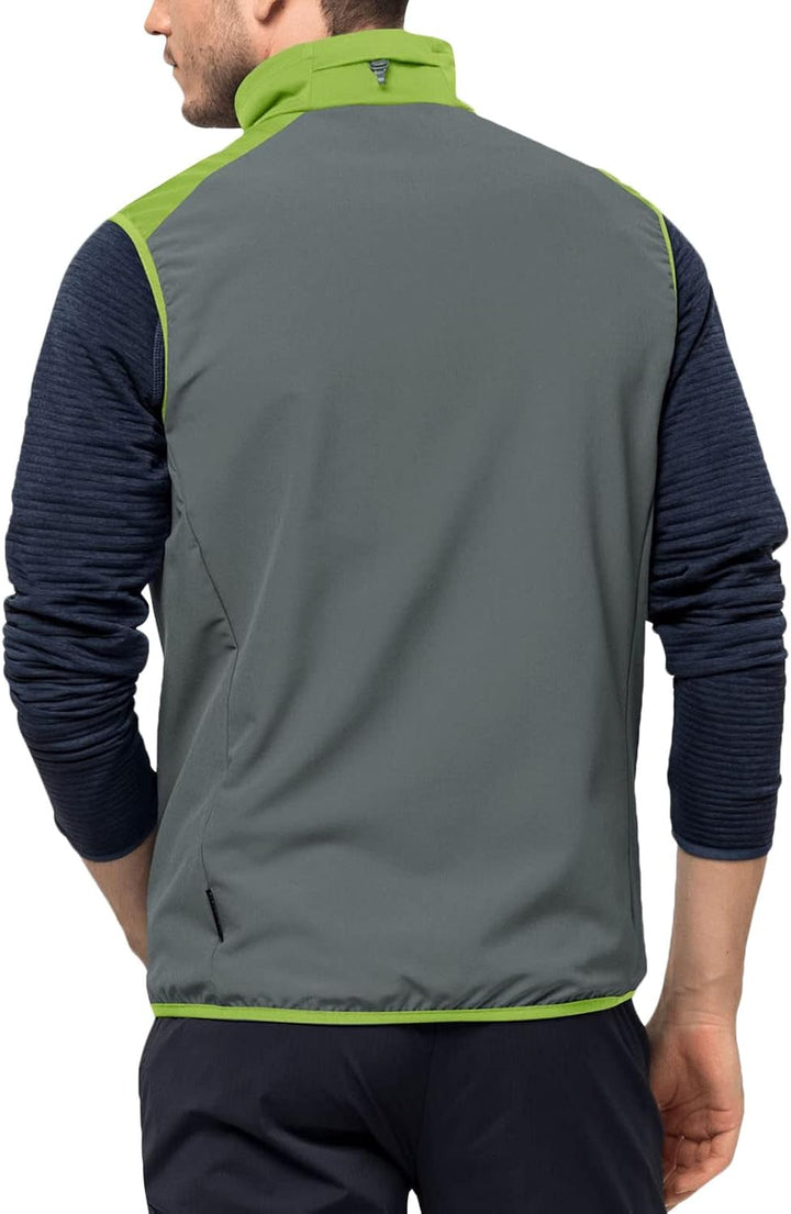 Jack Wolfskin Herren Highest Peak Vest M Weste S Spring Lime, S Spring Lime