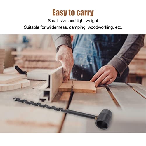 Garosa Bushcraft Gear Handbohrerschlüssel, Überlebens-Siedlerwerkzeug mit hoher Härte Bushcraft Hand