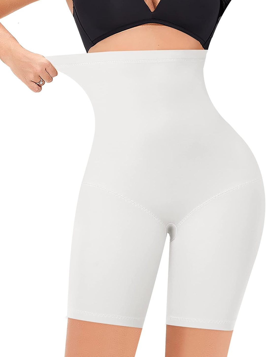 Bauchweg Unterhose Damen Shapewear Spitze Miederhose Figurformende Unterwäsche Hohe Taille Miederpan