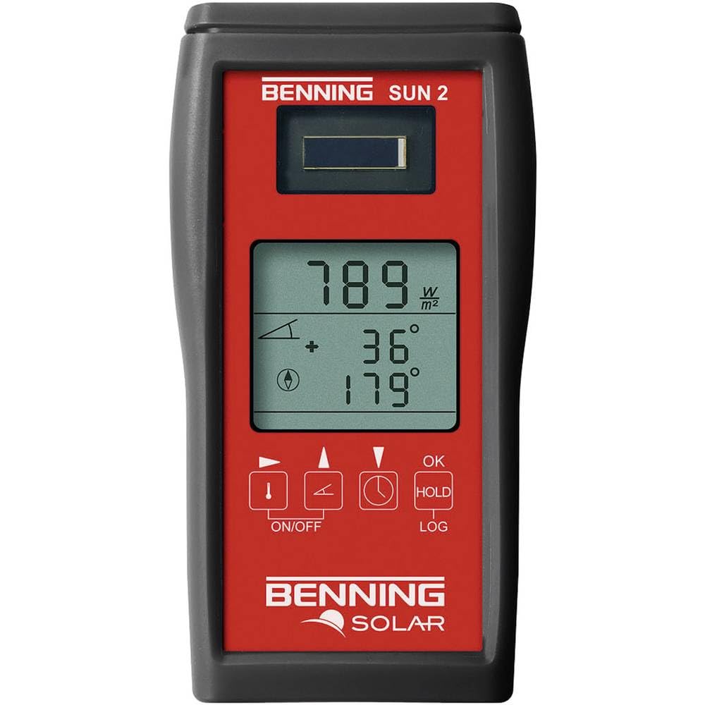 Benning SUN 2 Gerät zur Messung von Temperatur und Strahlung,