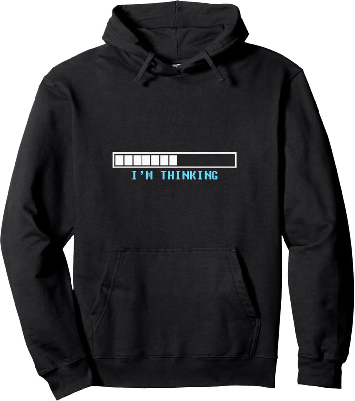 Ich denke für Geeks, Nerds, Programmierer, lustig Pullover Hoodie