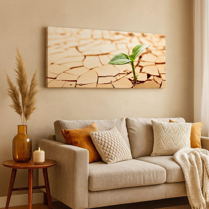 Wandbilder Dekoration Wohnzimmer Wüste Erde Umwelt Panorama Bilder auf Leinwand 120x50cm Leinwandbil