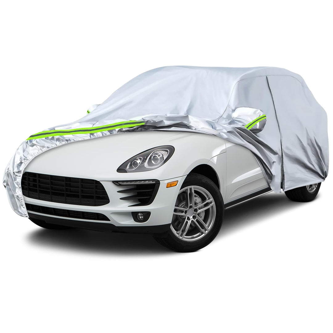 Autoabdeckung Outdoor Wasserdicht Passend für Porsche Macan 2014-2025, Sommer Vollgarage Autoplane A