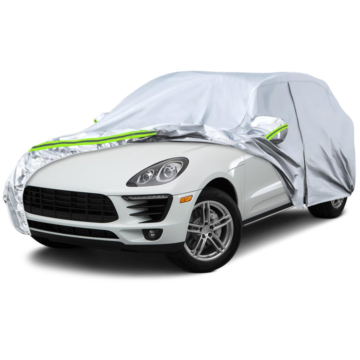Autoabdeckung Outdoor Wasserdicht Passend für Porsche Macan 2014-2025, Sommer Vollgarage Autoplane A