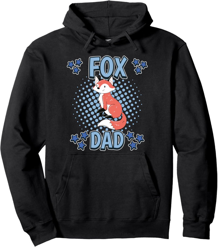 Herren Fox Dad Papa Vatertag Fuchs Pullover Hoodie