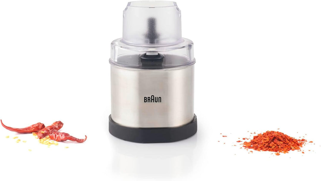 Braun Kaffee- und Gewürzmühlen Aufsatz MQS 270 SI mit EasyClick Plus System - Zubehör für Braun Stab