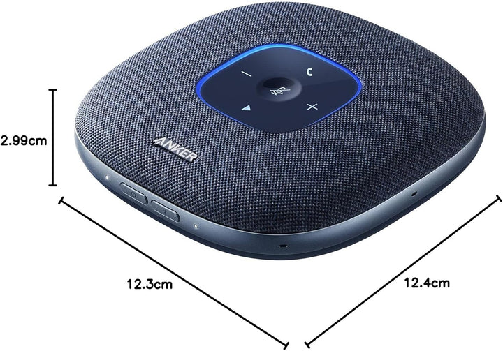 Anker PowerConf S3 Bluetooth Konferenzlautsprecher, 6 Mikrofone, smarte Tonaufnahme, 24 Std Akku, So