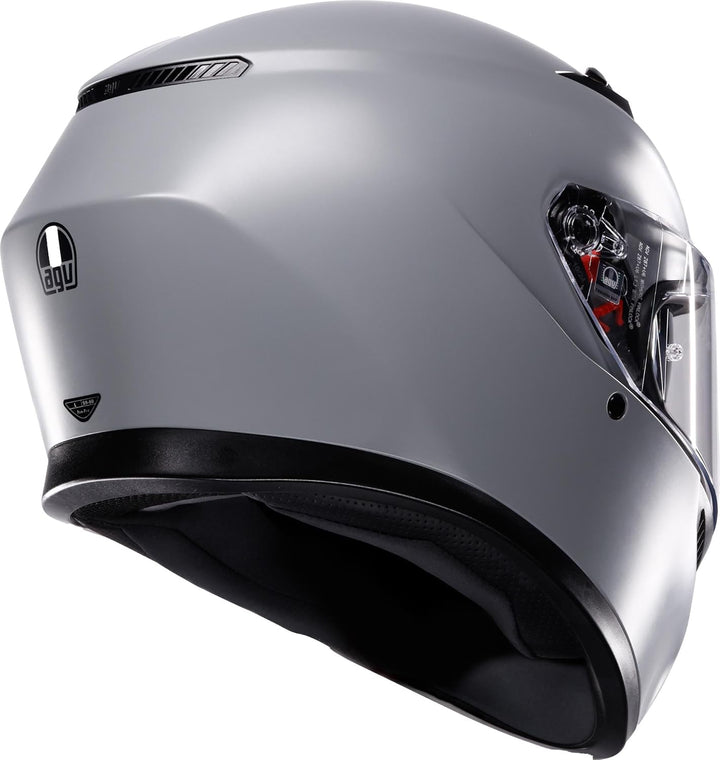 AGV K3 Mono Helm, grau, M (57/58) M Grau, M Grau