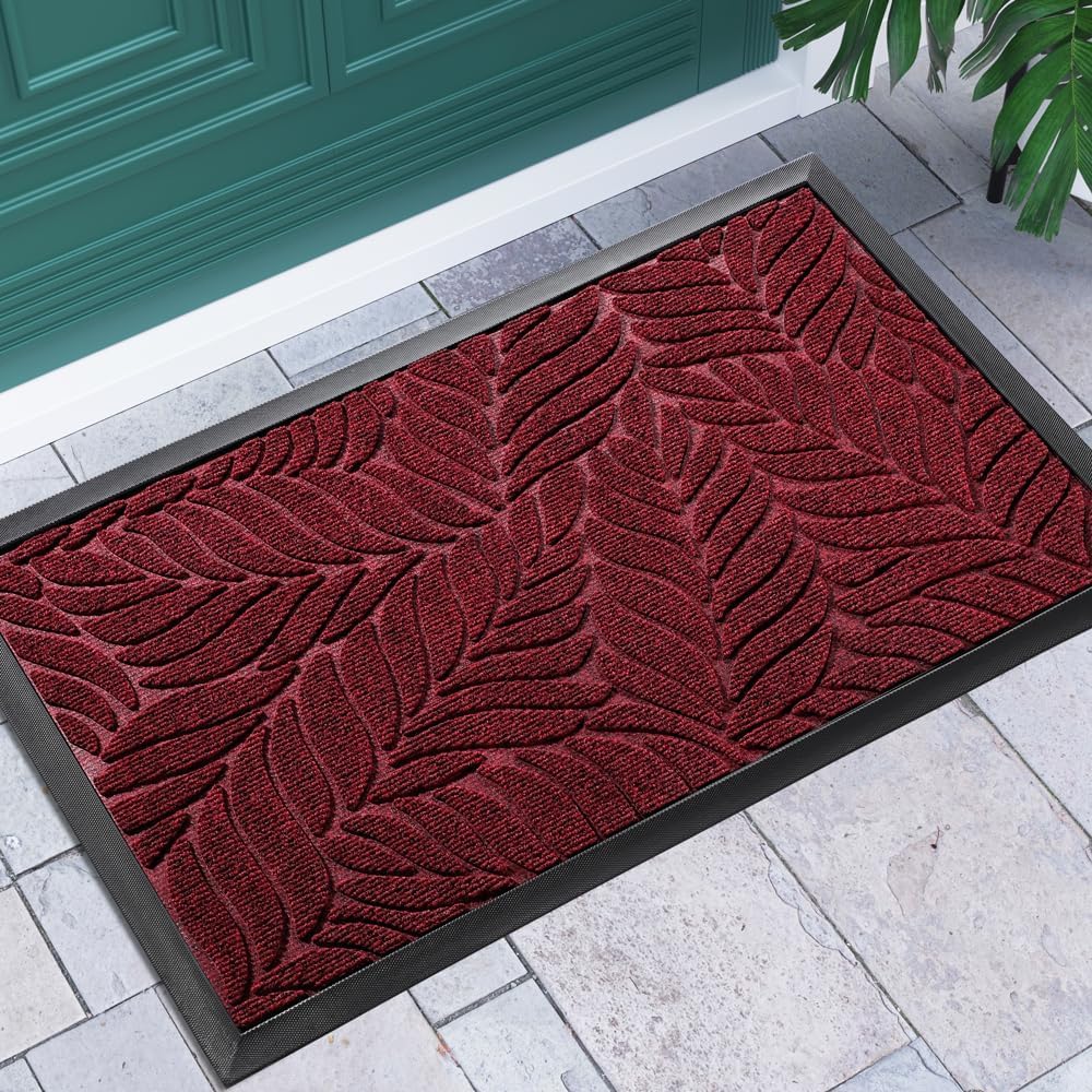 Yimobra Fussmatte, 92 x 61 cm, rutschfeste Sauberlaufmatte für draussen – Premium Fussmatte gegen Sc
