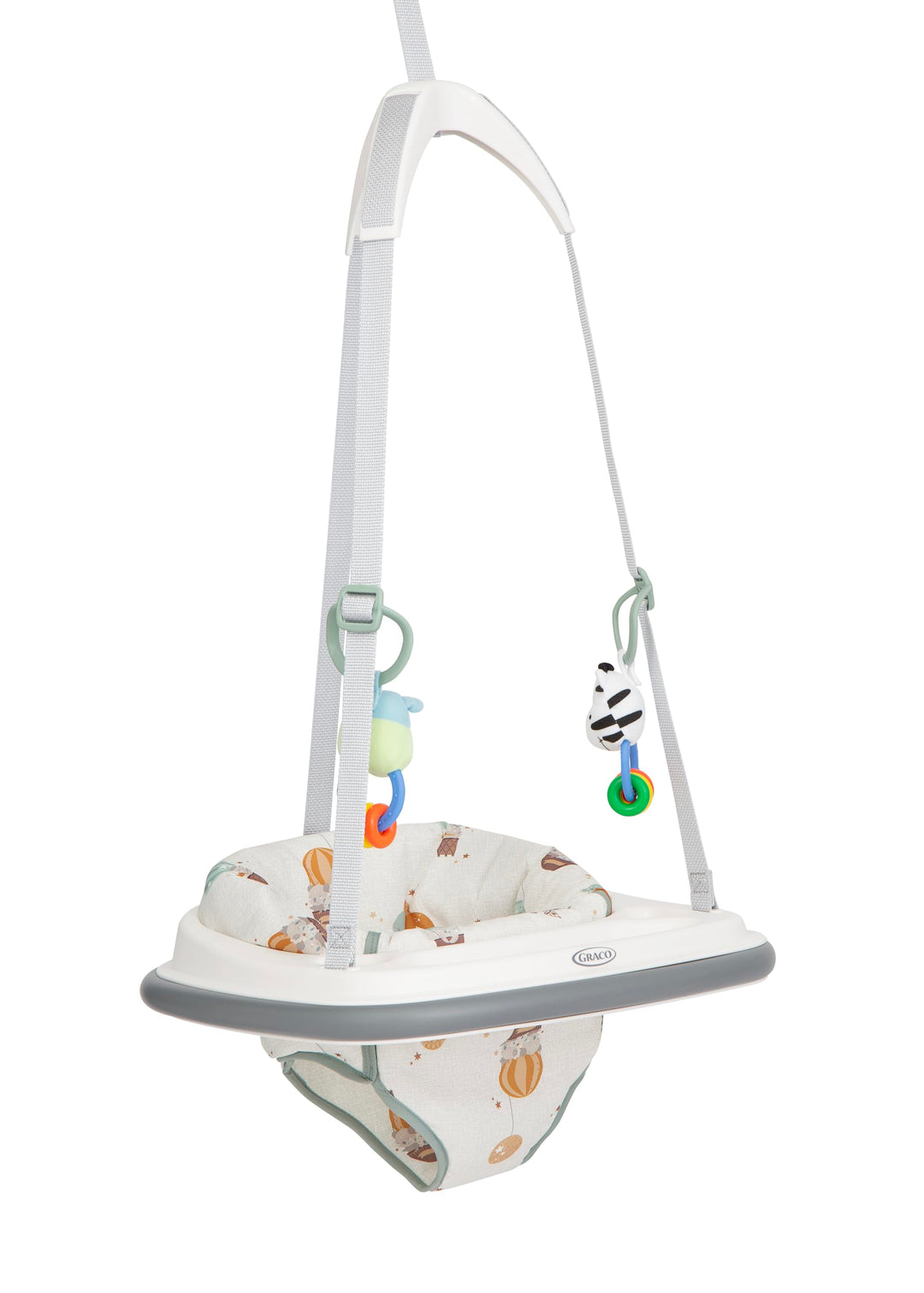 Graco Bumper Jumper™ Türhopser für Babys, ab ca. 6 bis 12 Monate (max. 12 kg), bunt, Up & Away
