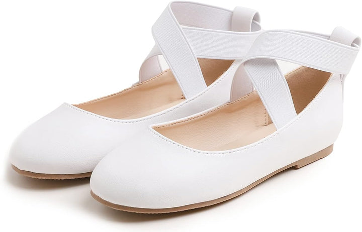 Feversole Girls Cute Dress, Mädchen süsses Kleid Mary Jane Schuhe weiche Party Urlaub Ballerinas 29