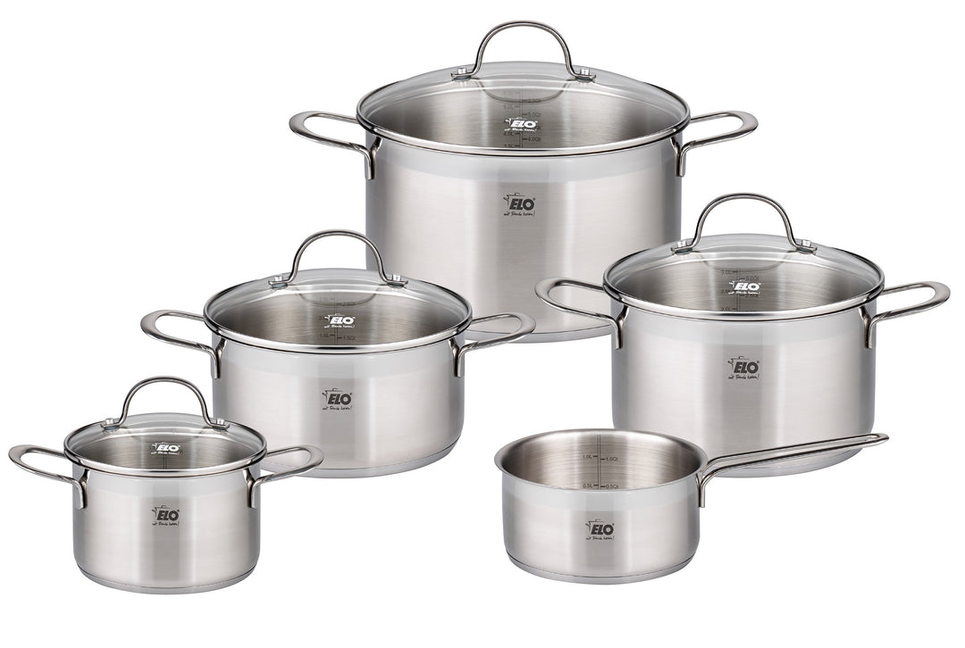 ELO 42515 Topfset, Edelstahl, 5 TLG ,