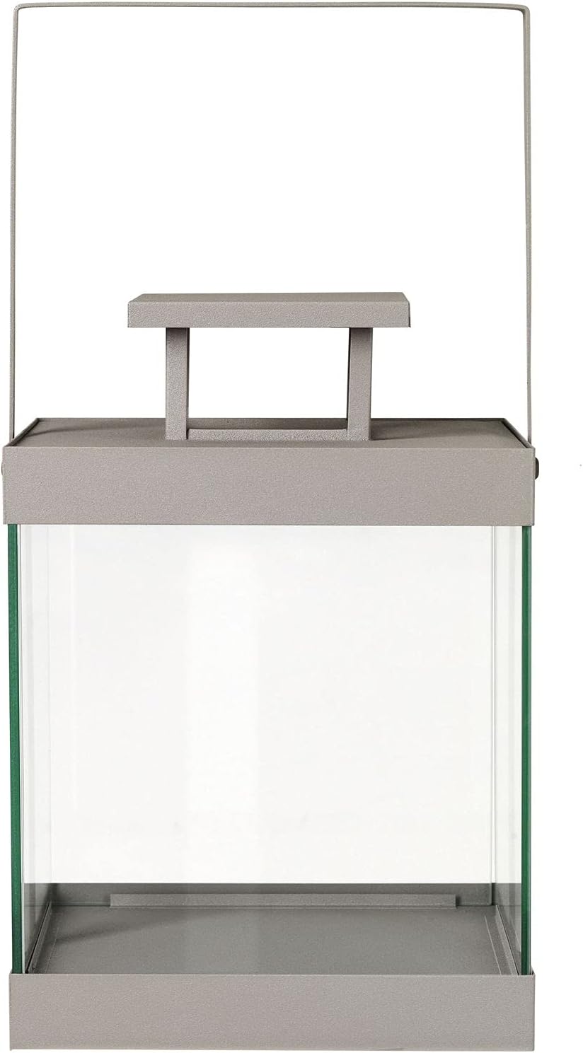 blomus -FINCA- Laterne L aus pulverbeschichtetem Metall, Windlicht, exklusive Optik, modernes Wohnac