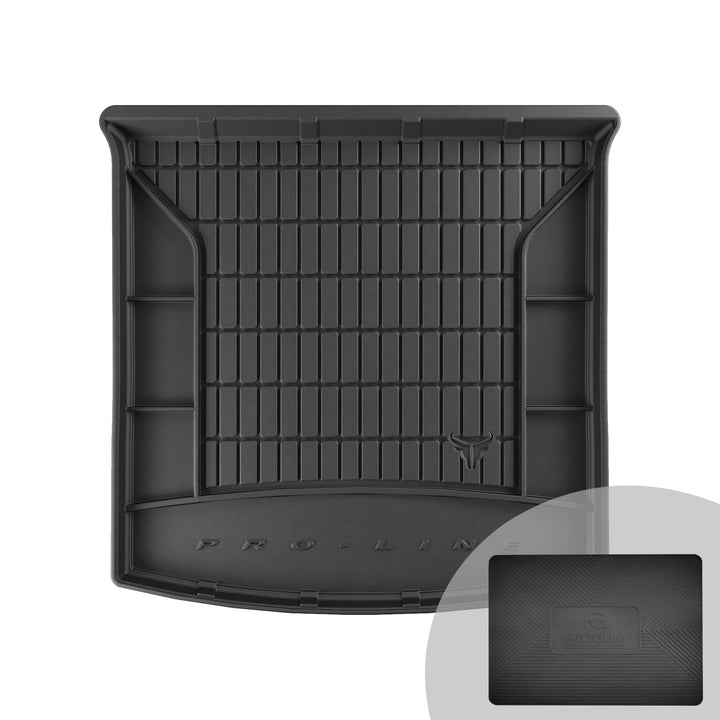 FROGUM ProLine 3D Gummimatte Exklusive Auto Kofferraummatte Kofferraumwanne für Skoda Kodiaq ab 2016