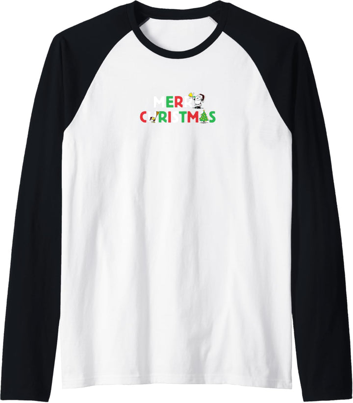 Peanuts - Snoopy Frohe Weihnachten Raglan