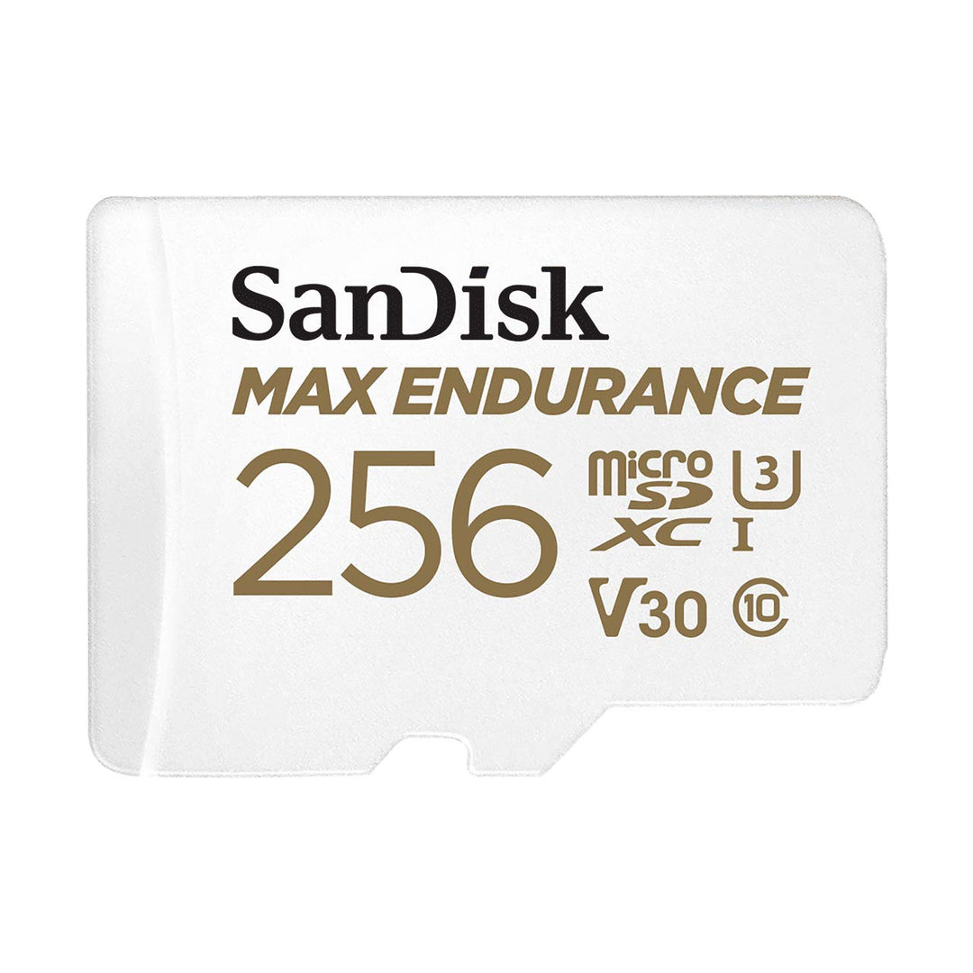 SanDisk MAX ENDURANCE microSDXC Speicherkarte mit Adapter 256 GB (Für Dashcams und Heimüberwachungss