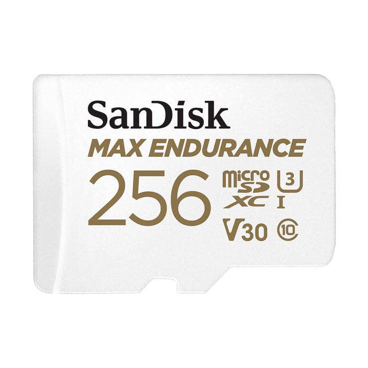 SanDisk MAX ENDURANCE microSDXC Speicherkarte mit Adapter 256 GB (Für Dashcams und Heimüberwachungss