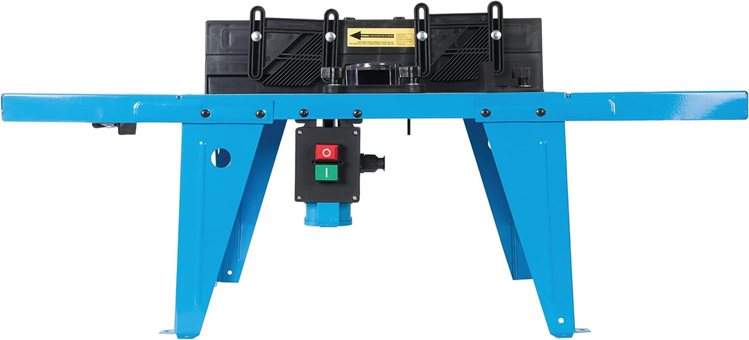 Silverline Heimwerker-Frästisch mit Winkelmesser, 1 Stück, blue, 460793, 850 x 335 mm 1 Blue, 1 Blue