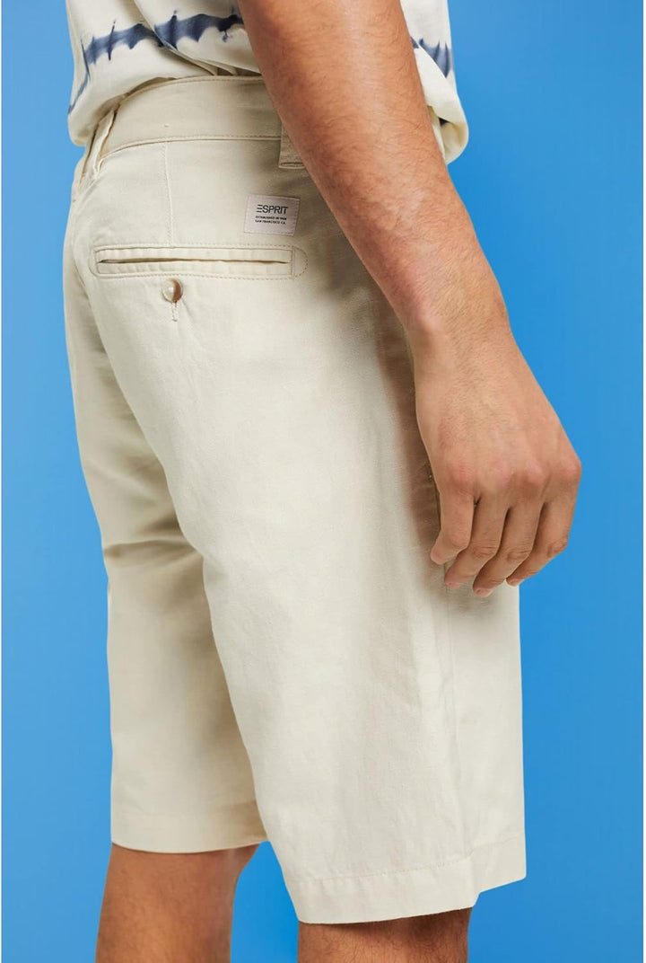 ESPRIT Herren 033ee2c302 Shorts 33 296/Cream Beige 2, 33 296/Cream Beige 2